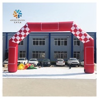 Arche gonflable personnalisée de haute qualité avec impression de logo, arche gonflable de ligne d'arrivée pour la publicité d'événements en extérieur