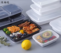 Boîte à lunch cylindrique jetable, recyclable et récupérable avec couvercle, en plastique PP, compatible micro-ondes, pour aliments pour bébés et pain à emporter