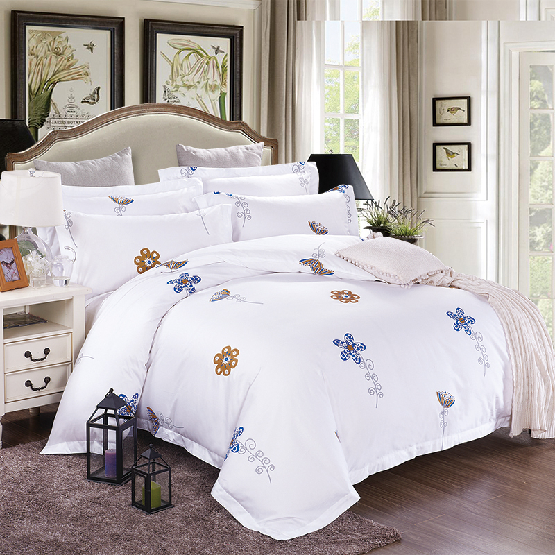 Customized Printed Microfiber Brushed Bedsheet Bed