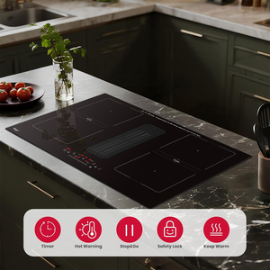 NOUVEAUTÉS 2026 Plaque de cuisson à induction avec hotte aspirante intégrée 220V 7200W ZONE FLEXIBLE Cuisinière électrique - Product Image 2