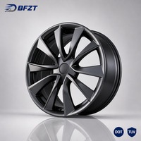 Jantes en alliage d'aluminium forgé sur mesure OEM 18x8.5 19x8.5 20x8.5 pouces, à déport profond, noir mat, pour voitures de sport JDM et SUV