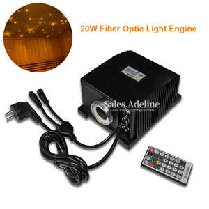 20W Glasfaser-Lichtquelle Sternenhimmel-Lichtquelle Weiße LED-Farbrad für Sauna Innenraumdekoration - Product Image 1
