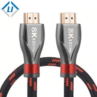 Oullj — câble HDMI 8K haute vitesse, prise en charge, pour ordinateur, DVD bleu, HDTV, PS3, DVD