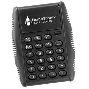 Calculatrice de bureau pliable opaque avec logo personnalisé, affichage portable, alimentation solaire et double source d'énergie, cadeau promotionnel pour <span class=keywords><strong>entreprise</strong></span> - Product Image 2