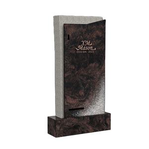 Pierres tombales et mausolée en cristal de luxe bleu Bahama en granit de Guangzhou pour animaux de compagnie - Product Image 1