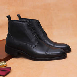 Chaussures Homme Rétro Décontractées en Cuir Véritable Sculpté Style Brique, Respirantes et Légères, en Cuir de Vachette Commercial, Vente en Gros - Product Image 3