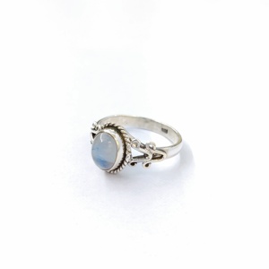 Anillos Finos, Anillo de Piedra Lunar, Plata de Ley 925, Anillo de Piedras Preciosas, Anillo de Piedra Lunar Ajustable, Colección Hecha a Mano, Joyería de Plata, Precio al por Mayor - Product Image 3
