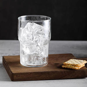 Commercio all'ingrosso personalizzato Logo 350ml tazza di <span class=keywords><strong>caffè</strong></span> <span class=keywords><strong>freddo</strong></span> vetro riutilizzabile per borosilicato Coffee Shop - Product Image 1