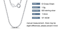 RINNTIN SC20 prix de gros 925 argent Sterling 16/18/20 pouces collier chaîne pour femmes bijoux fins