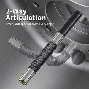 Endoscope industriel HD 6,4 mm avec écran, étanche, 6 LED, appareil de diagnostic professionnel pour l'automobile et la maison, endoscope flexible de type C - Product Image 2