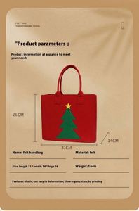 Bolsa de Compras Personalizada con Logotipo, para Exteriores, Impresa, para Comestibles, Regalo de San Valentín, Navidad, Bolsa de Fieltro con Diseño de Oso - Product Image 2