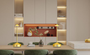 Pin sạc hoạt động chiếu sáng tự động tiết kiệm độ sáng đèn bàn nhỏ ánh sáng ban đêm - Product Image 5