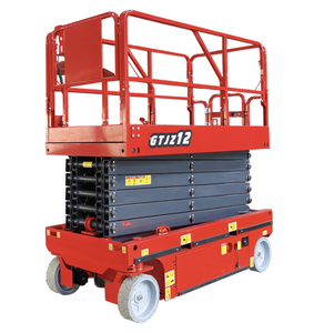 Zlzg Zlzg369 500 किलोग्राम क्षमता कैंची लिफ्ट 6 मीटर-12 मीटर प्लेटफॉर्म बैटरी संचालित स्व-चालित ओवरहेड उठाने उपकरण कार्य मंच - Product Image 4