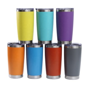 <b>Hot</b> Selling 20oz 304 Stainless Steel Eco-Friendly Minimalist Outdoor Cooler Mug Tumbler Beer Cup Vacuum <b>Flask</b> Thermos Lid Women - Product Image 4