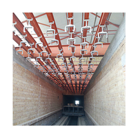 Four tunnel pour la cuisson des briques, ligne de production de briques en argile, économie d'énergie, moteur diesel, machinerie de fabrication de briques 1000
