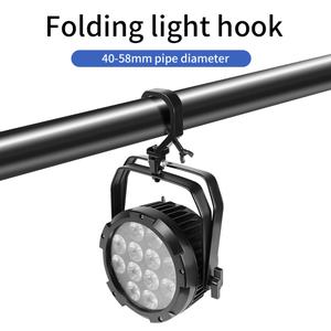 AICPOSE Vente en gros de crochets de fixation durables pour éclairage de scène 360 °   Rotation Fold 90 °   Pince de fixation pliable pour lampe 40-58 mm - Product Image 4