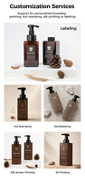 Bouteille carrée en PET ambré de 250 ml et 450 ml avec pompe à mousse en PP pour le lavage des mains, le nettoyant visage et le savon liquide, emballage cosmétique