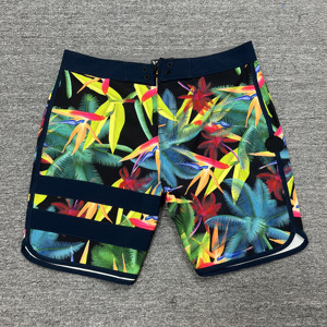 Men's Quick Dry Board Shorts Sublimation Print Purple Blue <b>White</b> Casual Swim Beach Shorts with Pockets Mid Waist Elastic - Product Image 2