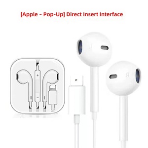 Écouteurs intra-auriculaires à transducteur dynamique <span class=keywords><strong>avec</strong></span> cordon de 1,2 m, commande intégrée, compatibles OEM, connecteurs Type-C, <span class=keywords><strong>Lightning</strong></span> et jack 3,5 mm - Product Image 6