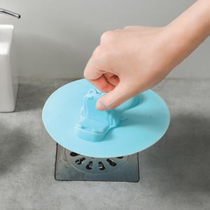 Bouchon de <span class=keywords><strong>baignoire</strong></span> mignon hippopotame Silicone bouchon de <span class=keywords><strong>baignoire</strong></span> bouchon de vidange éviers bouchon plat couvercle d'aspiration pour cuisine salle de bain et blanchisserie - Product Image 3