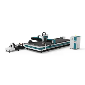Máquina de corte industrial a laser de fibra metálica, 1500 watts, 2000w, com controlador de corte e vinco