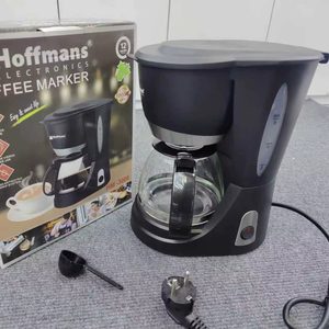 เครื่องชงกาแฟไฟฟ้า Hoffmans 1000W รุ่นขายดีที่สุ<span class=keywords><strong>ด</strong></span> 220V ชงได้ 6 ถ้วย ชงเร็ว พร้อมโถแก้ว สำหรับใช้ในบ้าน สำนักงาน หรือที่อื่นๆ ในแอฟริกา - Product Image 1