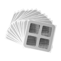Autocollants de vidange jetables pour cuisine et salle de bain Anti-colmatage filtre à cheveux filet anti-insectes autocollants pour produits ménagers