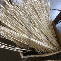 Teint en gros naturel blanc paon bâton tige plumes de paon pour matériel de montage de mouches accessoire de pêche bricolage artisanat naturel