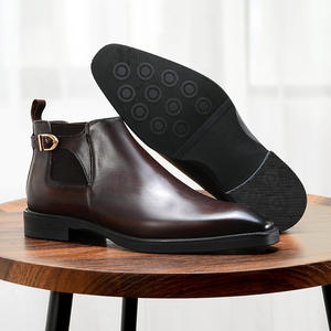Mocassins pour hommes en cuir brun de haute qualité, fabriqués au Royaume-Uni, style rétro, cuir lavé, Goodyear Welted, lacets, brogues imperméables - Product Image 5