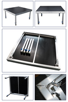 Plateforme de Scène Portable en Aluminium à Hauteur Réglable pour Événements et Salons Commerciaux – Prix Usine