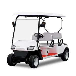 2022便宜的4乘客观光俱乐部车220v电动高尔夫球车