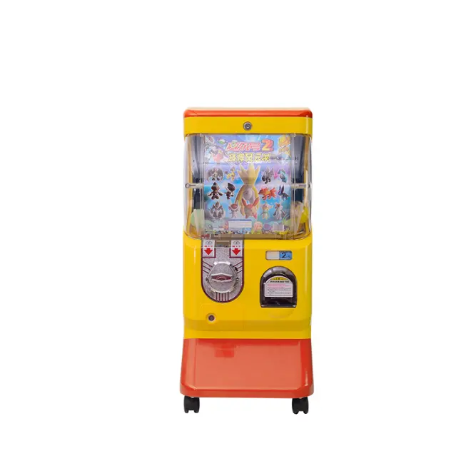 Coin And Token Operated Gumball Toy Vending Machine Gacha Toys Machine one layer.