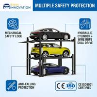 Système de stationnement automatique multi-niveaux robuste pour 3 voitures, solution de garage domestique