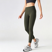 Nouvelle Arrivée 2026 Leggings de Yoga Taille Haute Effet Push-Up en Spandex et Polyester Anti-Transpiration Color Block pour la Gym