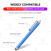 Stylet numérique universel capacitif 2 en 1, stylos tactiles pour écrans tactiles, stylos d'écriture pour jeux, tablette Android, téléphone, tablette, tableta