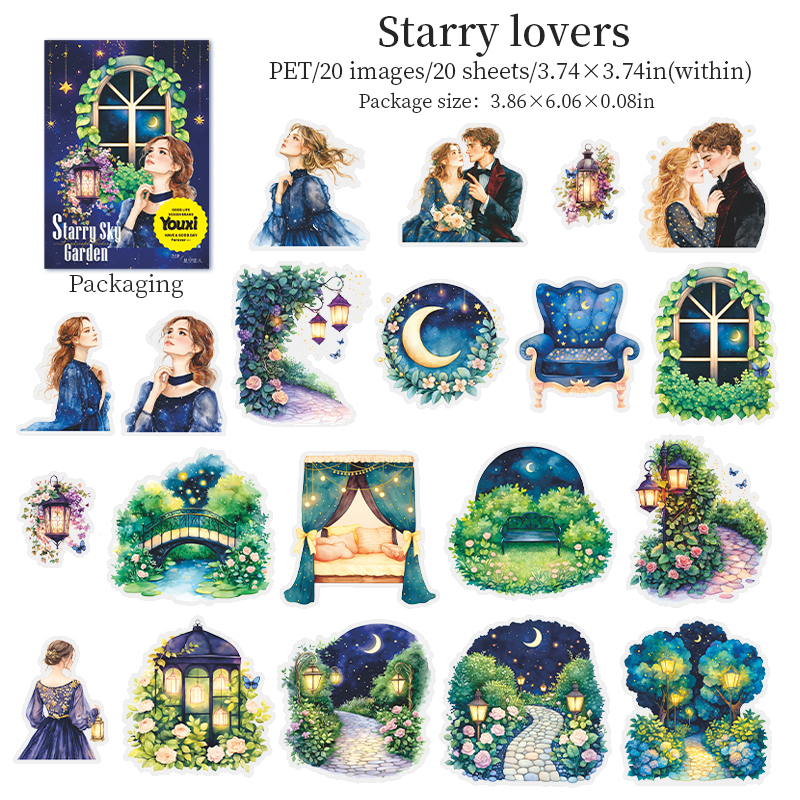 C amanti con stelle incrociate