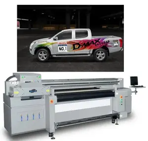 1.8m 5.9ft wide flatbed hybrid 3D UV digital high resolution uv flatbed printing machine