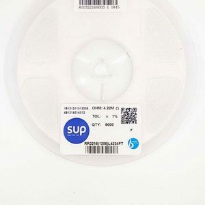 Manufacturer Direct RR3216 1206L4224FT 1206 3216 Resistors Chip Resistors SMD Resistors 4.22Mohm 1% 1/4W Thick Film Resistor - Product Image 1