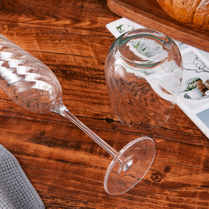 Bán Buôn Số Lượng Lớn Sáng Tạo Pha Lê Thủy Tinh Sáo Lấp Lánh Rượu Vang Cup Xoắn Stemless Rượu Vang Thủy Tinh Cho Nước Whiskey Nếm Kính - Product Image 3