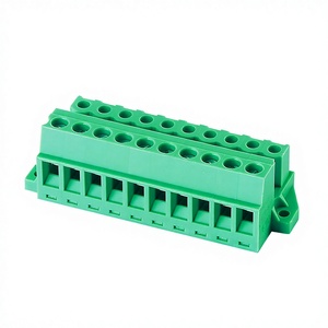 Electronics Factory Direct KF2EDG-STD-5.08 Green Belt Circuit Board Fixing Hole 2.5 Conductor 15A Copper Contact <b>Terminal</b> - Product Image 1