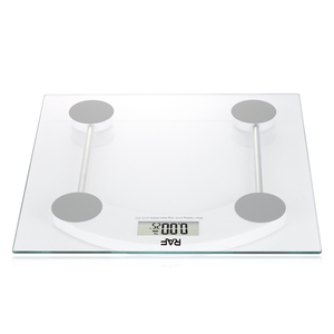 Báscula de baño digital cuadrada de vidrio templado transparente de alta precisión báscula de peso corporal - Product Image 3