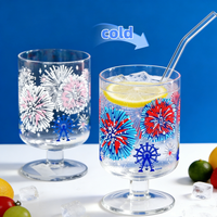 Vente en gros de mugs magiques en verre, chopes à bière personnalisées, cadeaux amusants, mugs à boire, mugs magiques à changement de couleur