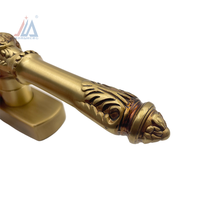 Barre droite foncé laiton antique aspect cuivre fenêtre matériel déco classique fenêtre levier poignée serrure