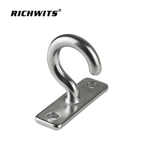 Crochets de plafond en acier inoxydable 304 pour quincaillerie marine, crochets plats en forme de point d'interrogation et crochets courbes pour manteaux, divers styles disponibles - Product Image 4