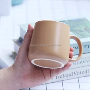 European style simple ceramic mug modern creative tea matte coffee office and home gift customization