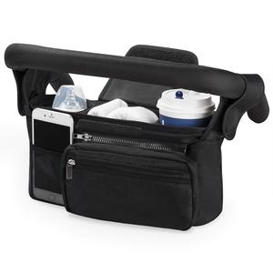 Sac de rangement portable de haute qualité pour poussette, porte-gobelet isotherme amovible et réglable - Product Image 2