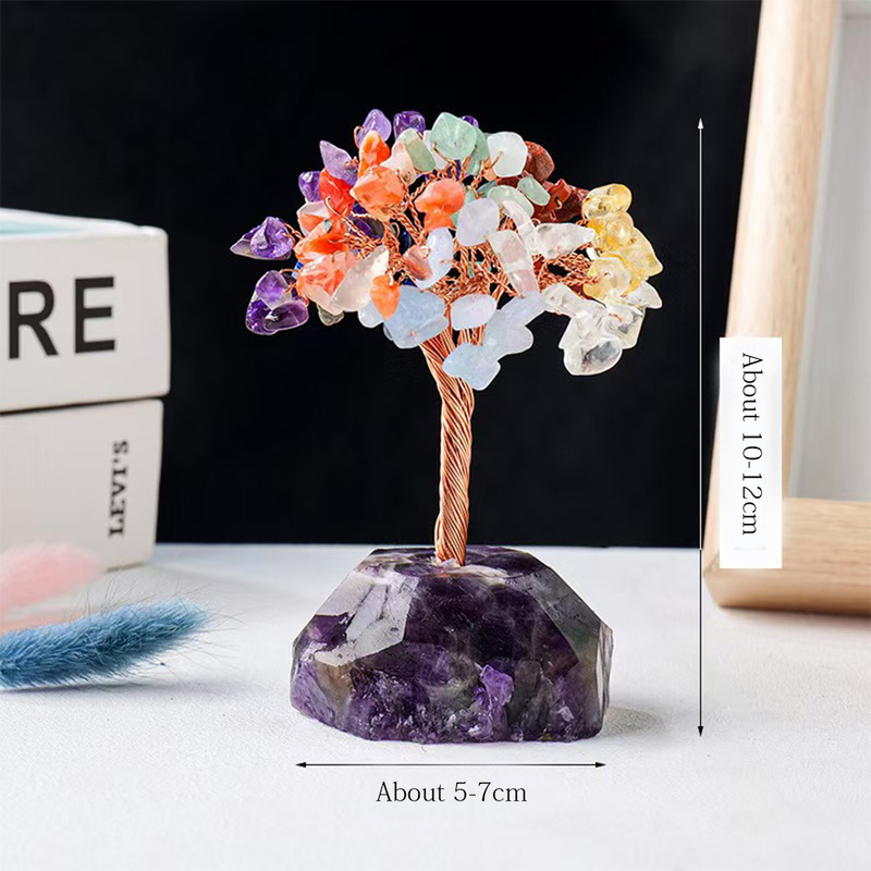 Wholesale 7 Chakra Crystal Tree Natural