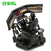 Simulador de Carreras F1 con Cabina de Conducción, 3 Pantallas, 6 DOF, Seis Ejes, para Venta