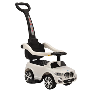 מכונית צעצוע לרכיבה לילדים בני שנתיים עד ארבע, מפלסטיק, מופעלת על ידי סוללות, עם מוזיקה ותאורה. - Product Image 1