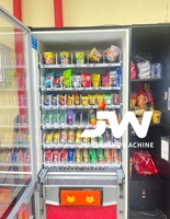 Distributeurs automatiques pour écoles/bureaux/parcs, blanc/noir, ISO9001, distributeur automatique de snacks et de boissons avec paiement par carte